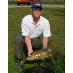 John Thorneycroft with his 7lb 2oz Tench.