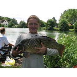 Ryan Cornwall with a super 16lb Common Carp from the Pleasure Lake
