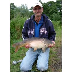 Phil Nichols with one of the Carp from the session